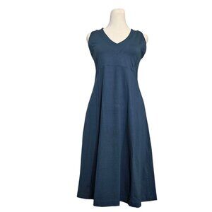 Patagonia Women's Halter Dress SZ Medium Blue Stretch Outdoorsy Casual Sporty